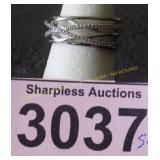 Simulated diamond ring  Size 8