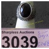 Simulated onyx ring  Size 6 ï¿½
