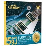 Alice Guitar Strings, Electric, Coated 10-46