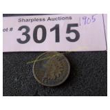 1905 Indian head penny