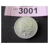 Uncirculated 1899 O Morgan silver dollar