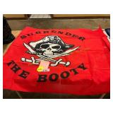 Surrender The Booty 3x5 Pirate Flag