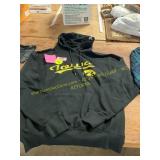 Blue 84 Size medium Iowa Black Hoodie