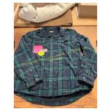 LL Bean Size M Fleece Lined Shacket