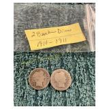 2ct Barber Dimes