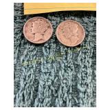 2ct Mercury Dimes