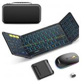 Samsers Foldable Bluetooth Keyboard & Mouse