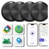 O TAG 4-Pack Tracker for iOS/Android, Black