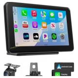 Wireless CarPlay/Android Auto Car Stereo 7"