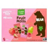 Bear Real Fruit Snack Rolls Variety Pack