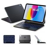 HOU for iPad 10 Case with Keyboard