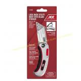 Ace 6-1/2 in. Lockback Knife Black 1 pk