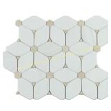 8 ct. Cecily Marble Mosaic Tile 11.5x14.5 in. 10 m