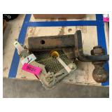 Trailer hitch, racket strap