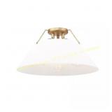 Orwell 3-Light Brushed Champagne Flush Mount