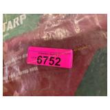 Poly yard tarp 5ft x 5ft.