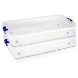 HOMZ 2-Pack Under Bed Storage, 60 Qt