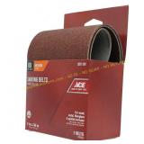 Ace 36 in. Aluminum Oxide Belt 80 Grit 2 pc