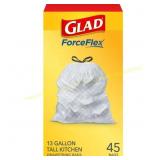 Glad ForceFlex 13 Gal. Trash Bags (45-Count)