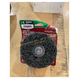 Ace 4 in. Silicon Carbide Drill Disc 24 Grit