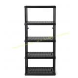 Gracious Living Resin 5-Tier Shelving Unit