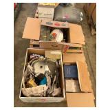 Pans, books, kitchen items