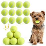 susu & wuwu 12 Pack Squeaky Balls for Dogs