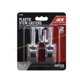 5 ct Ace 1-1/4 in D Swivel Plastic Caster 40 lb 2