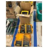 DeWalt drill bits, radio, door installation kit