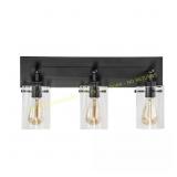 Regan 21 in. 3-Light Espresso Vanity Light