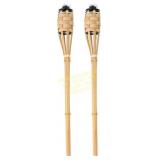 ARTIBETTER 2 Pcs Bamboo Torches for Garden