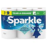 Sparkle Pick-A-Size Towels, 3 Rolls, Value