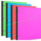 INFUN Telescoping 3 Ring Binder, 4PCS, 8.5x11, Mac