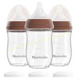 Natural Glass Baby Bottles Slow Flow 5 oz (3)