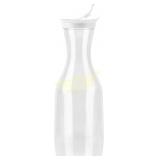 DecorRack Water Carafe 50 oz, BPA Free, Clear