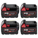 18V 6Ah Li-ion Battery for cordless tools. 4-Pack