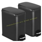 BestOffice Slim Trash Can with Lid, 1.3 Gal