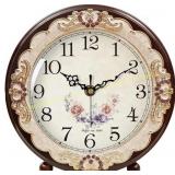 JUSTUP Vintage Table Clock, Silent Quartz