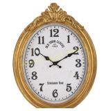 NIKKY HOME Vintage Wall Clock, Golden