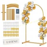 Gold Metal Arch Backdrop Stand