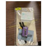 UV flashlight, vertical mouse, misc