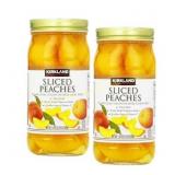 Kirkland Sliced Peaches, 24oz Jar (2)