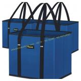 BALEINE 3Pk Reusable Bags, Reinforced Bottom