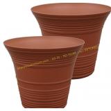 The HC Companies Sedona 12" Planter 2-Pack