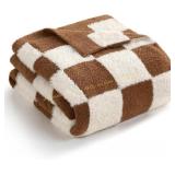Snuggle Sac Throw Blanket Brown 50x60