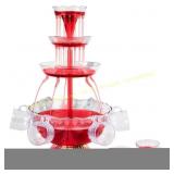 Nostalgia LPF230 3-Tier Fountain, Clear