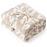 Snuggle Sac Leopard Throw Blanket 50x60"
