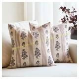 Amor Virisso Floral Pillow Covers 18x18 (2)
