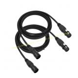 XLR Microphone Cable, 2 Pack, 10ft XLR Cables