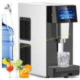 Hooure Double-Inlet Countertop Ice Maker